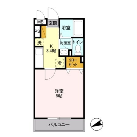 番匠参番館の物件間取画像